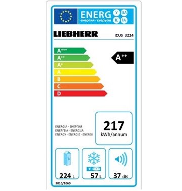 LIEBHERR ICUS 3224 spotřeba energie